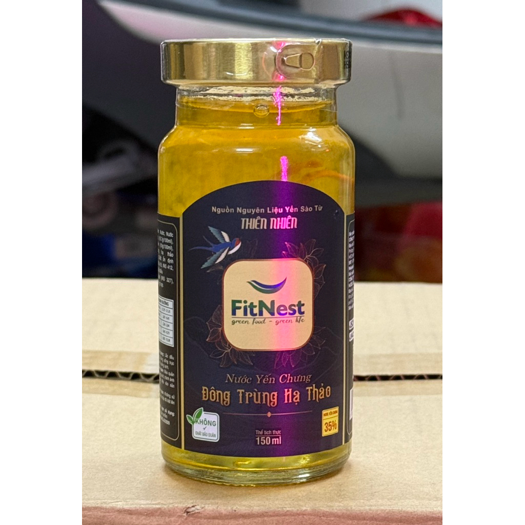 [COMBO 10 LỌ] FITNEST - YẾN CHƯNG ĐÔNG TRÙNG HẠ THẢO 35%- LỌ 150ml