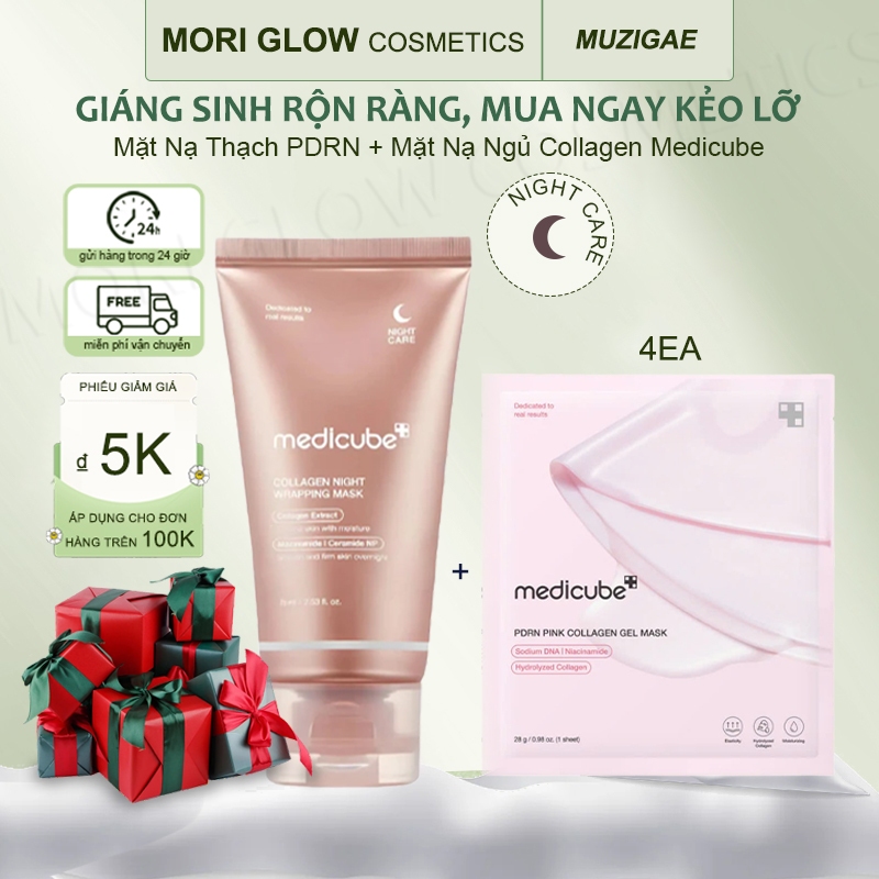 PDRN Pink Collagen Jelly + Collagen Night Mask – Deep Hydration & Skin Renewal