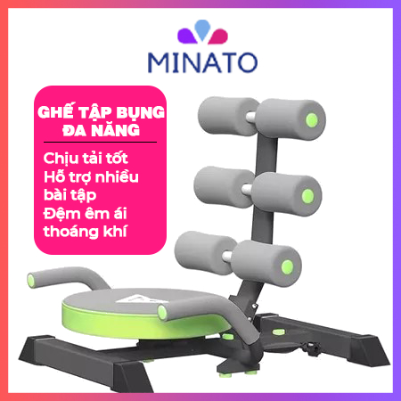 Máy Gập Bụng Đa Năng Minato MN222 – Thiết Bị Tập Thể Dục Tại Nhà, Điều Chỉnh Độ Cao Gấp Gọn Tiện Lợi