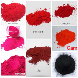 Màu khoáng làm son mix sẵn - BAO MỊN, LÊN ĐẬM MÀU 1g/2g