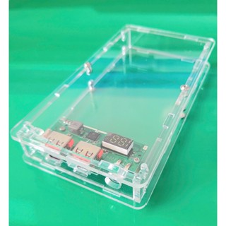 Box và Mạch sạc nhanh 22.5w cho pin 18650, 21700, 1260110  mạch sạc nhanh Led trợ sáng  màn hình hiển thị ( không pin).