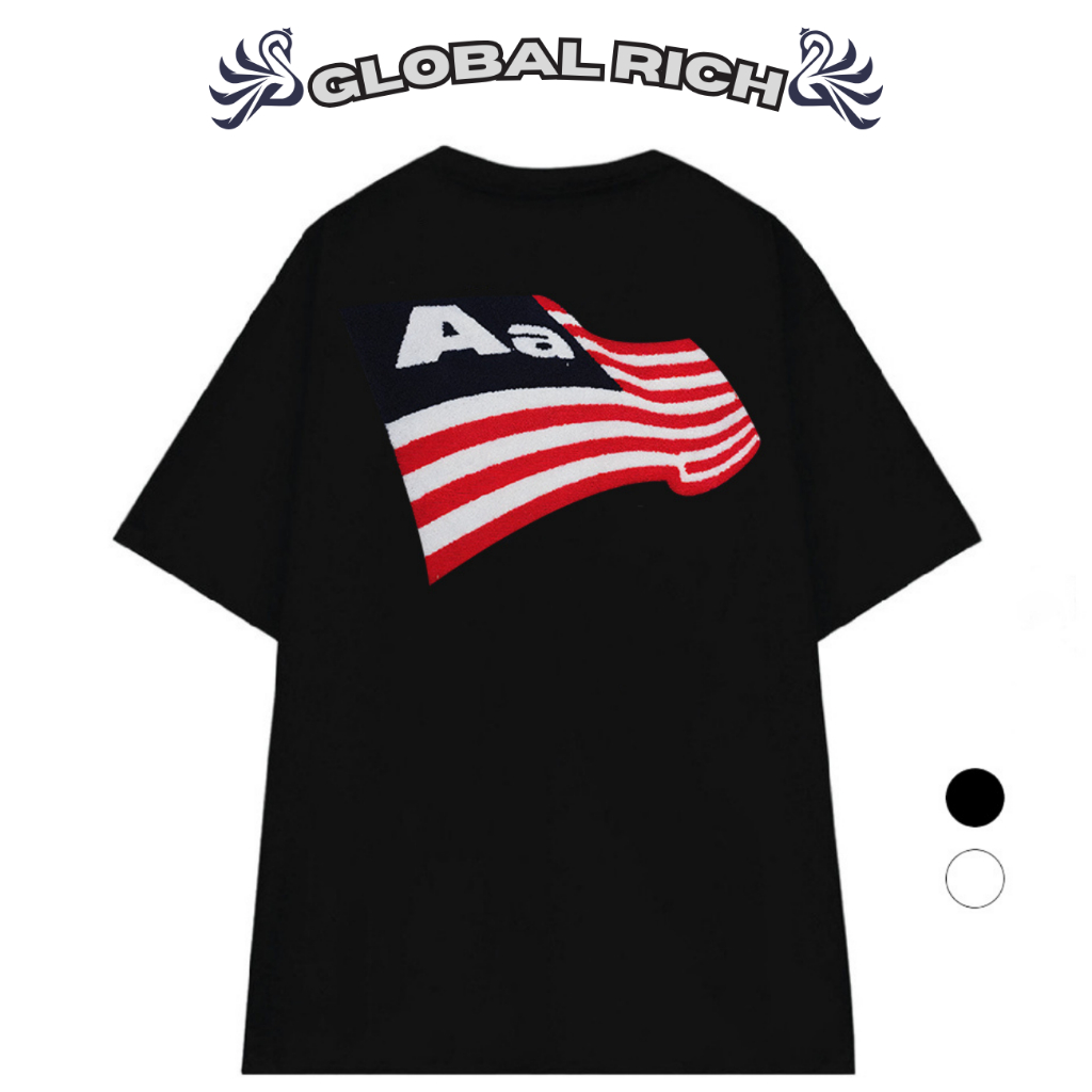 Áo Thun Global Rich Premium Tee Aastu Aa Flag Wave Graphic
