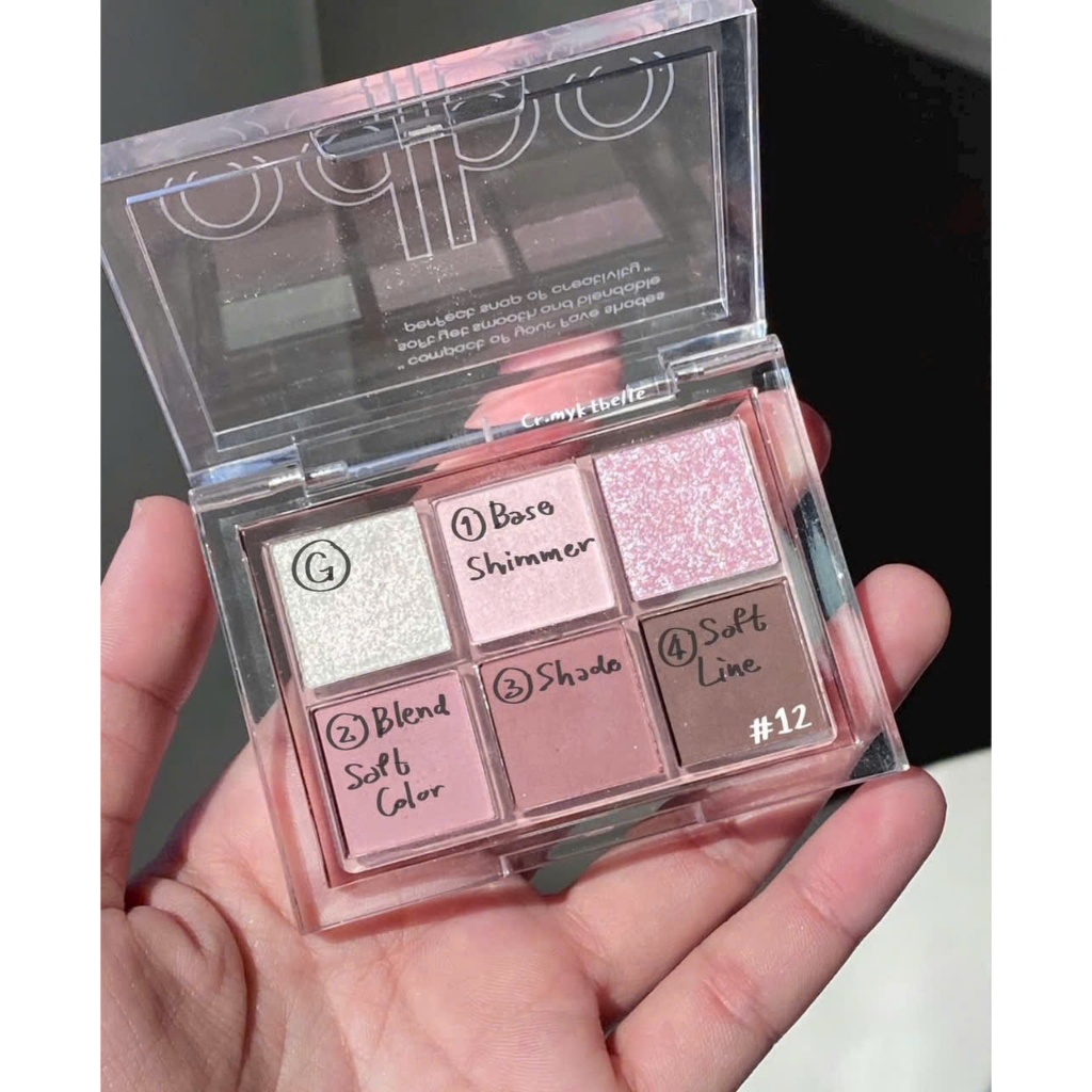 [Mới Nhất-Tone12] Bảng Phấn Mắt 6 Ô Odbo Signature Eyeshadow Palette OD276