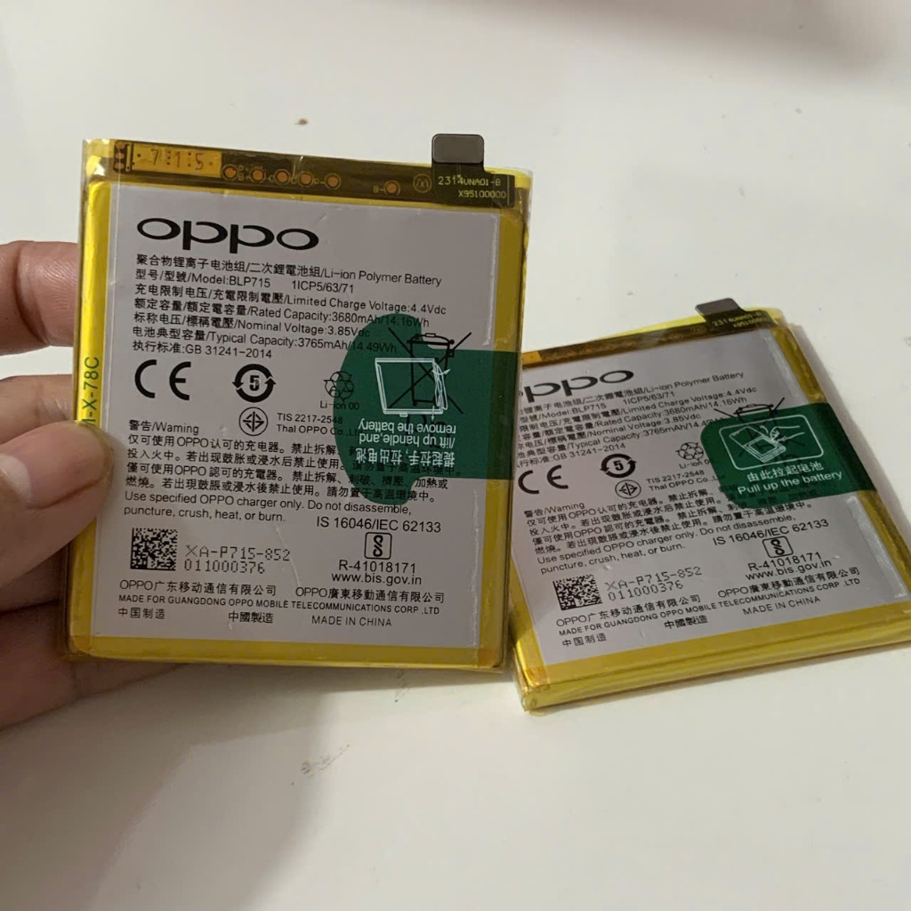 Pin zin Oppo K3 / Reno 2Z mã BLP715 (3765mAh)
