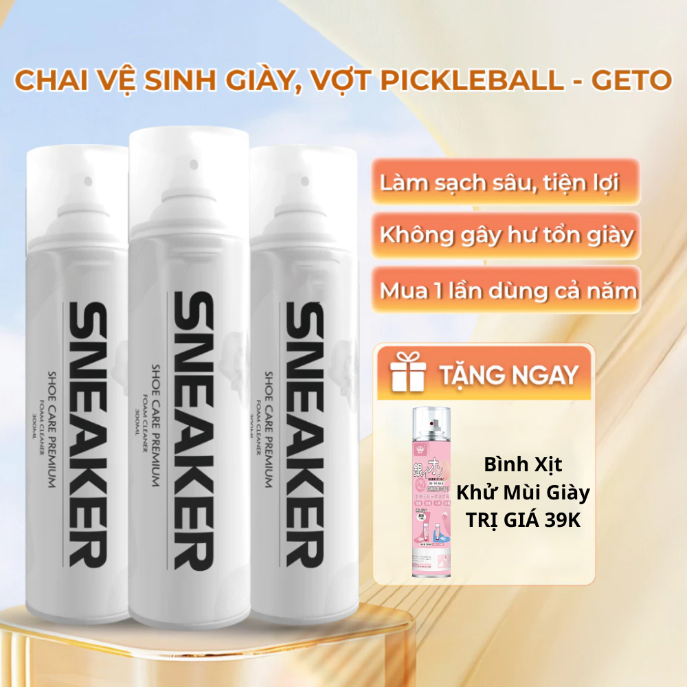 Chai Xịt Tạo Bọt Vệ Sinh Giày XIMO Cao Cấp 300ml