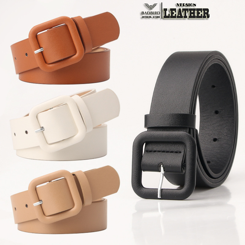 [NEW 2026] Thắt lưng da nữ BẢN TO 3.2cm Da PU cao cấp thời trang BADBIRD - Tự hào thương hiệu Việt