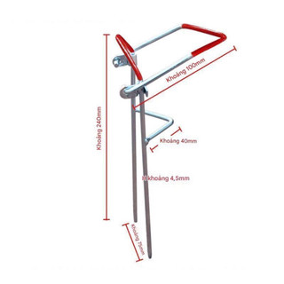 (Combo 2c) Chống cần lance 30cm giá rẻ_2 loại