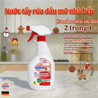 Chai Sạch Nhà Bếp Làm Sạch Dầu Mỡ- Đánh bay dầu mỡ 100%, siêu tiện trong 5 giây | 500ml