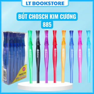  Hộp 12 cây BÚT GEL KIM CƯƠNG CHOSCH 885 nhiều màu - LT Store 