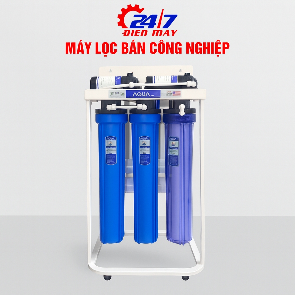 Máy lọc nước BÁN CÔNG NGHIỆP RO AQUA lưu lượng 50-100 lít/h chính hãng sử dụng công suất lớn