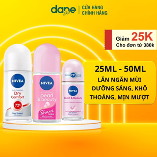  Lăn Khử Mùi Cho Nữ NIVEA 25ml 50ml - giảm tiết mồ hôi ngăn mùi không thoáng suốt đến 72h 