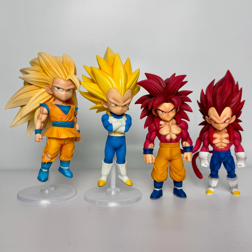 18-20cm - Mô Hình Goku & Vegeta SSJ3 SSJ4 Daima - Dragon Ball