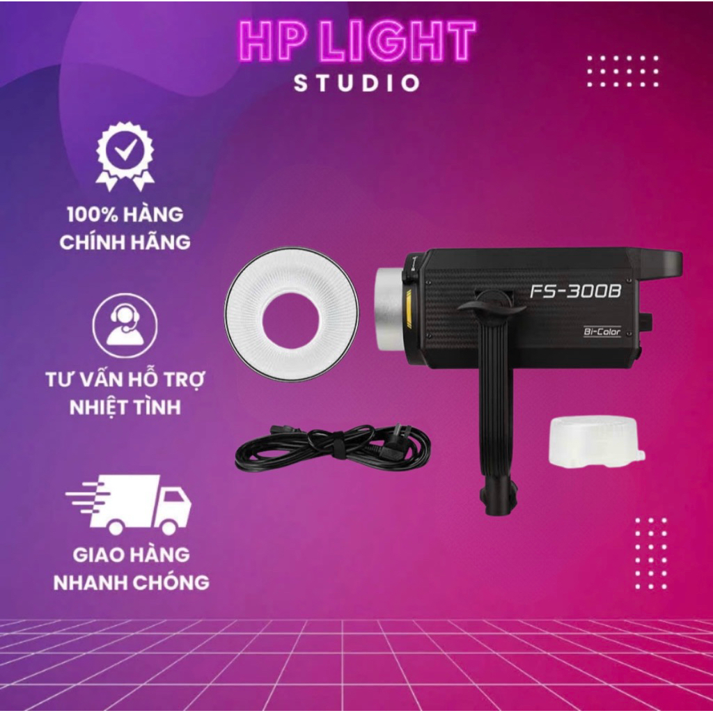 Đèn NANLITE FS300B - FS300C Chính Hãng.Bicolor 2700-6500 Chuyên Quay Phim Chụp Ảnh | HPLightStudio