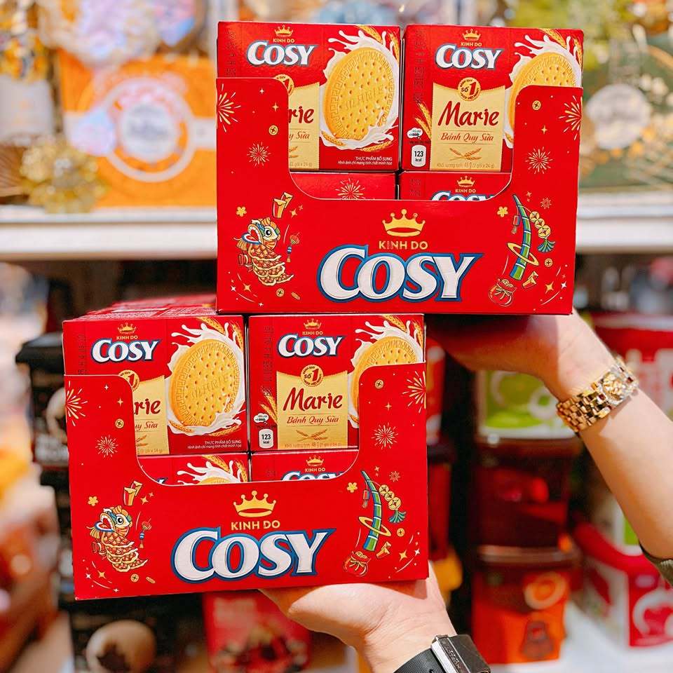 Lốc 12 Hộp Bánh Cosy Kinh Đô - Bánh lễ Cosy (40g x 12 Hộp)