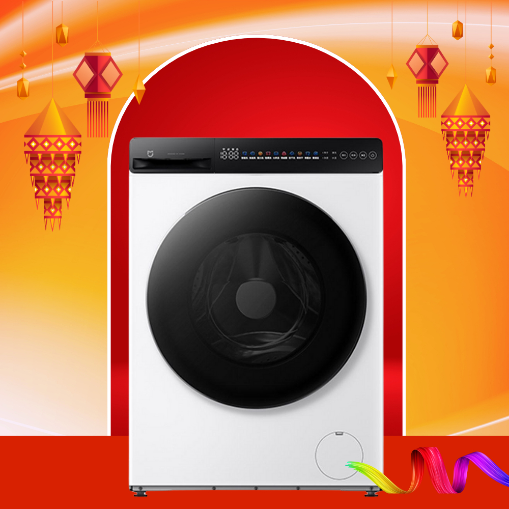 Máy Giặt Sấy Mijia MJ104 Âm Tủ Giặt 10kg, Sấy 7kg Tự Giũ Quần Áo - Kết Nối App