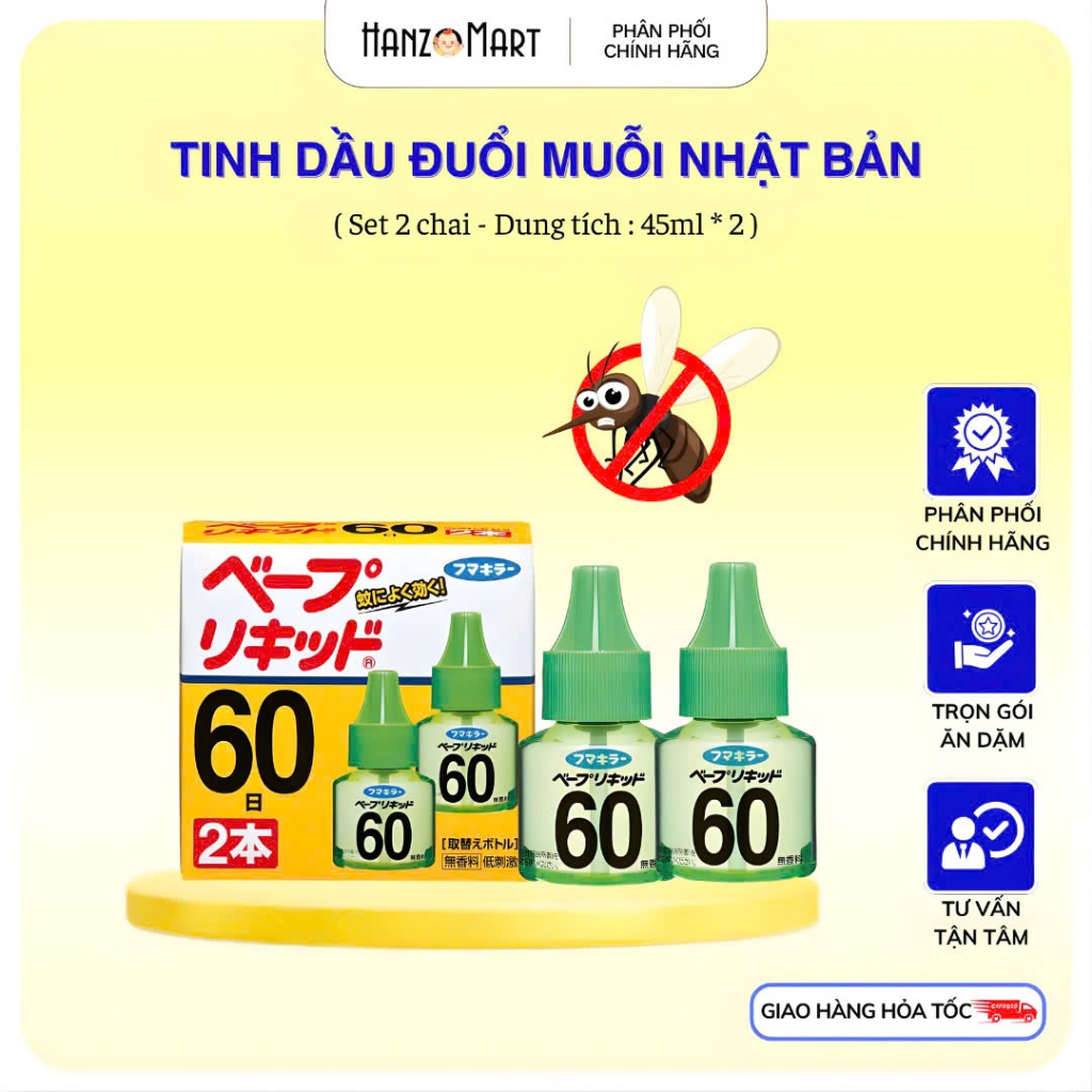 Tinh dầu đuổi muỗi Nhật Bản