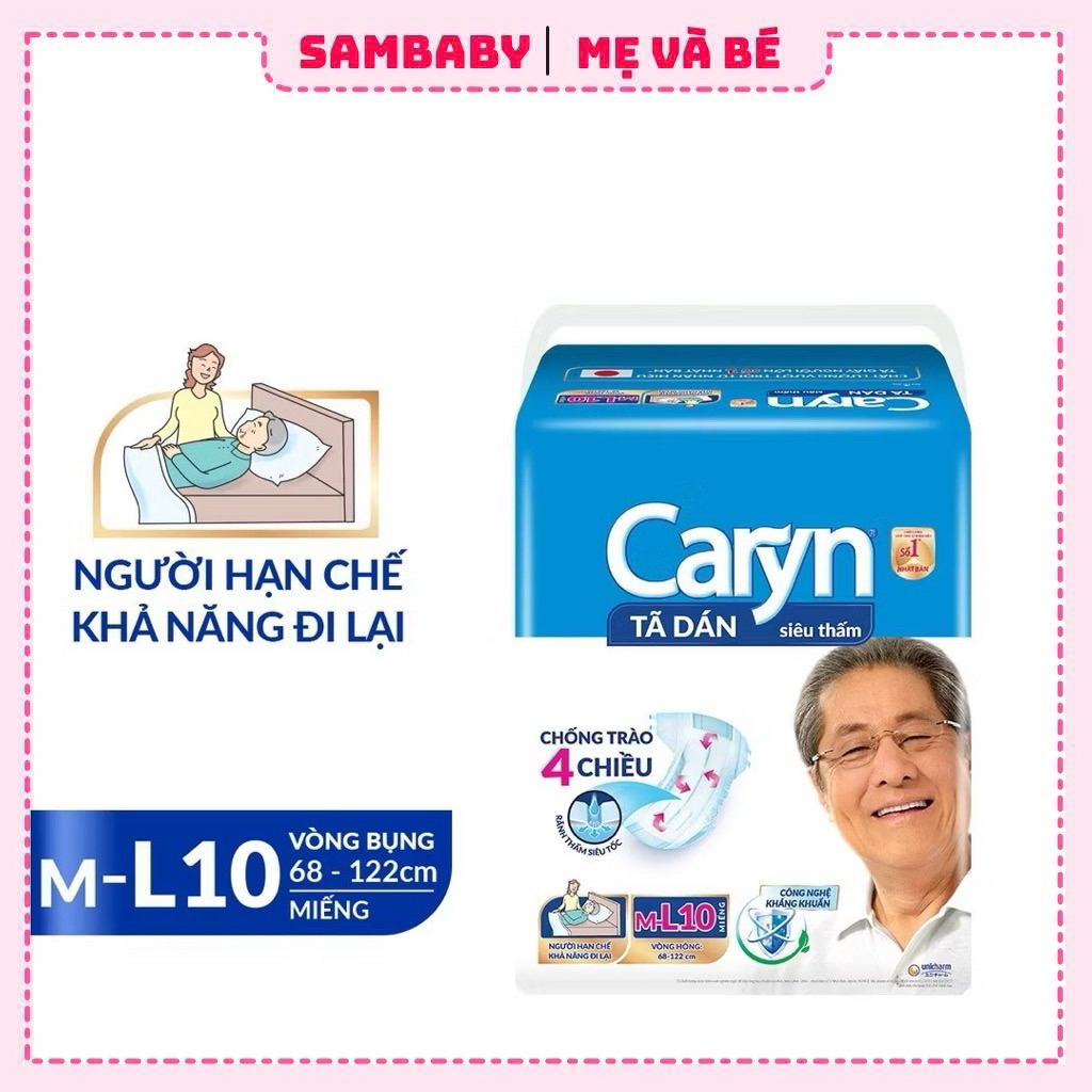 Bỉm Caryn cho mẹ bầu sau sinh size M (Tách lẻ 1 miếng)