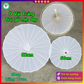 Ô Cổ Trang Vải Trắng đủ kích thước trang trí chụp ảnh cực đẹp