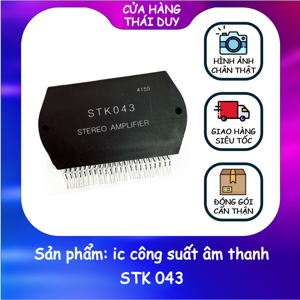 ic công suất âm thanh STK 043