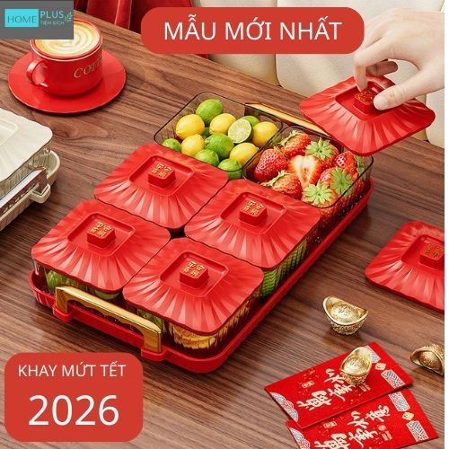 [MẪU MỚI 2026]KHAY ĐỰNG MỨT KẸO, HẠT KHÔ sang trọng, an toàn hàng mới nhất shop HOMEPLUS.