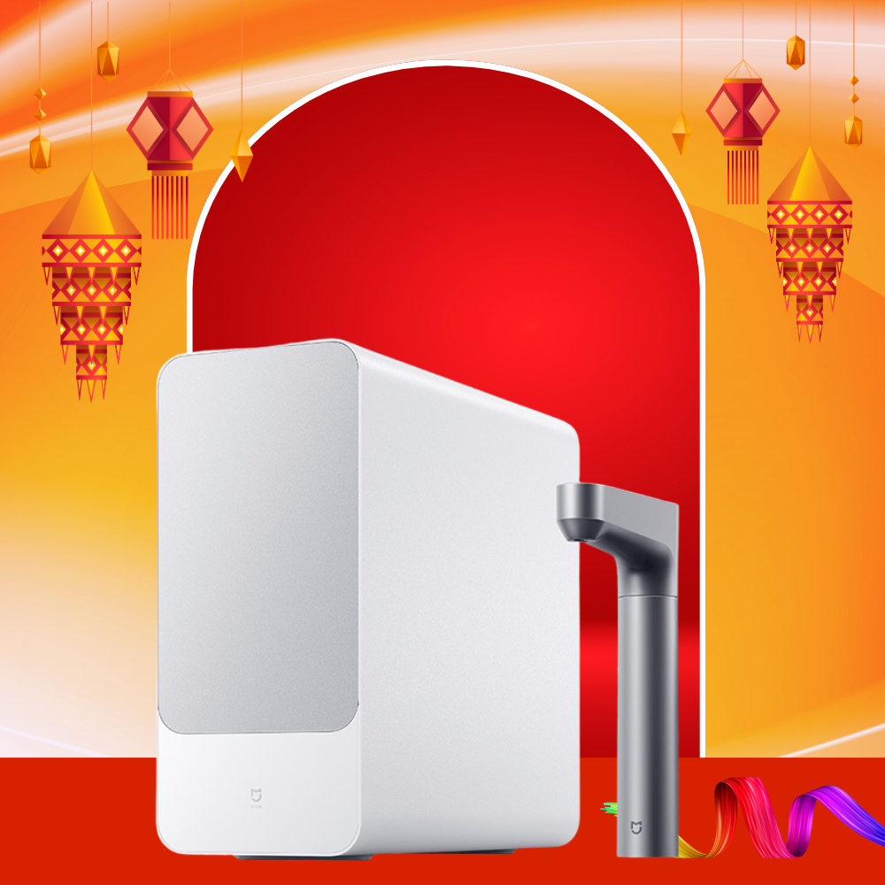 Máy Lọc Nước Mijia Q1000 Kết Nối App Lọc RO Uống Trực Tiếp Nóng Lạnh 6 Lõi Lọc - Hàng Nhập Khẩu A267