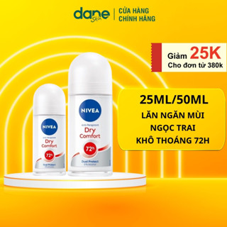 Lăn Khử Mùi Trắng Da Khô Thoáng Cho Nữ NIVEA 72h Comfort Khô Thoáng 50ml - khô thoáng suốt 72h 