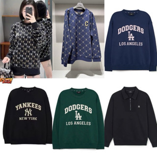   HÀNG SẴN ẢNH THẬT  áo tay dài sweater nỉ m lb hoạ tiết ny chuẩn 1:1 