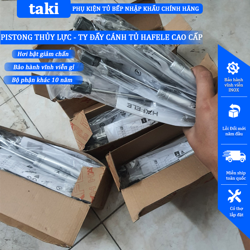Pitong Thuỷ Lực HAFELE, Piston Thuỷ Lực, Tay Đẩy Thuỷ Lực, Phuộc Hơi Tủ Gỗ HAFELE 1 1