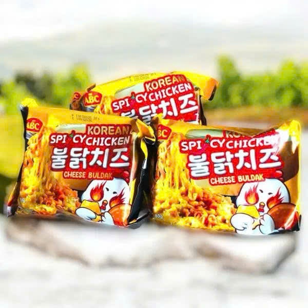 COMBO 12 GÓI MÌ CAY PHÔ MAI KOREAN SPICY CHICKEN BULDAK ABC