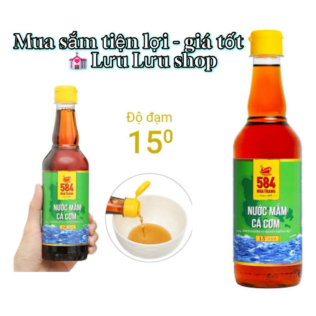 Combo 2 chai nước mắm 584 15 độ chai 500ml