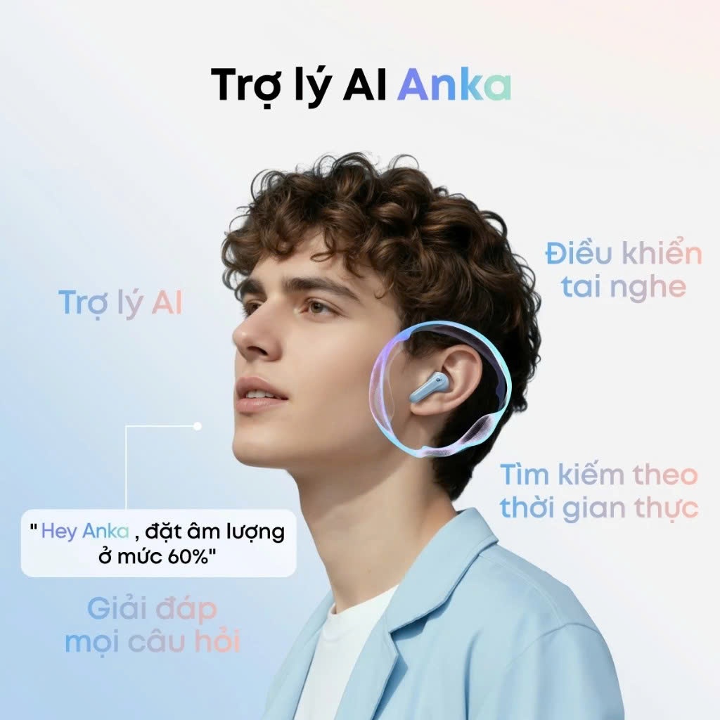 Tai nghe bluetooth ANC Soundcore R60i NC | Hires Audio | Chống ồn đến 52dB | Pin 50h | Bảo Hành Chính Hãng 18 Tháng | BigBuy360 - bigbuy360.vn