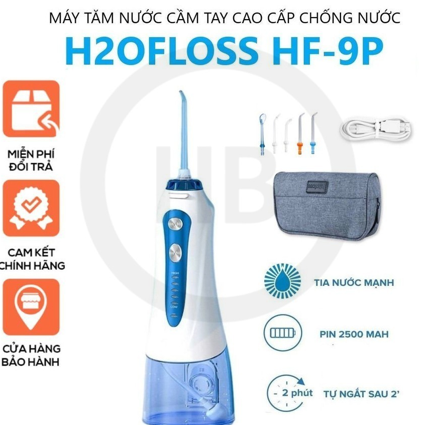 [Xả kho, cắt mã] Máy Tăm Nước H2ofloss HF-9P / HF-6  / HF-10 mini Tăm Nước Cầm Tay Dụng cụ vệ sinh r