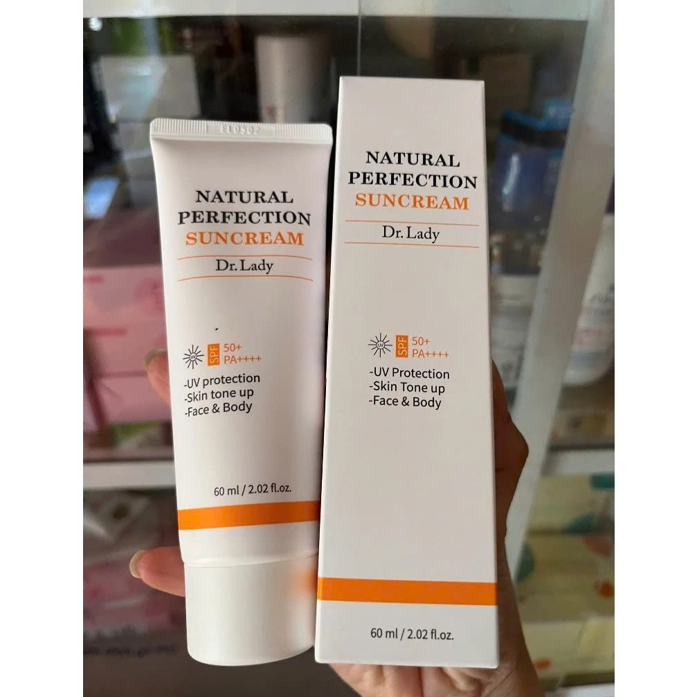 Kem chống nắng Dr. Lady Suncream 60ml nâng tone trắng hồng