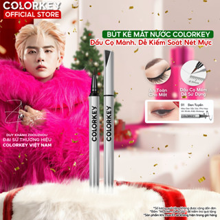  Bút Kẻ Mắt Nước COLORKEY Đầu Cọ Mảnh Không Dễ Chẻ Ngọn Dễ Kiểm Soát Nét Mực Phù Hợp Cho Cả Người Mới 