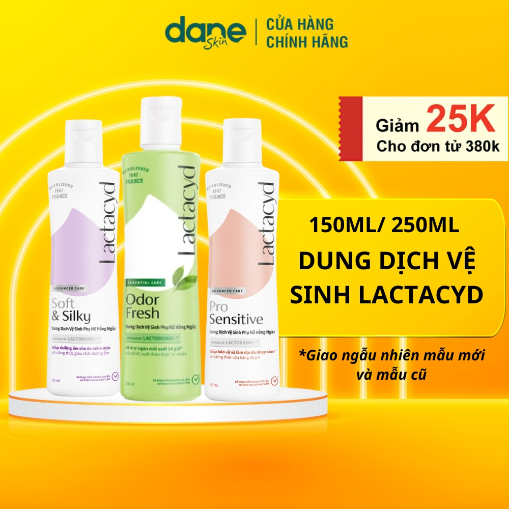 Dung Dịch Vệ Sinh Phụ nữ Lactacyd 150ml/250ml - giúp ngăn mùi, dưỡng ẩm, giảm mùi hôi