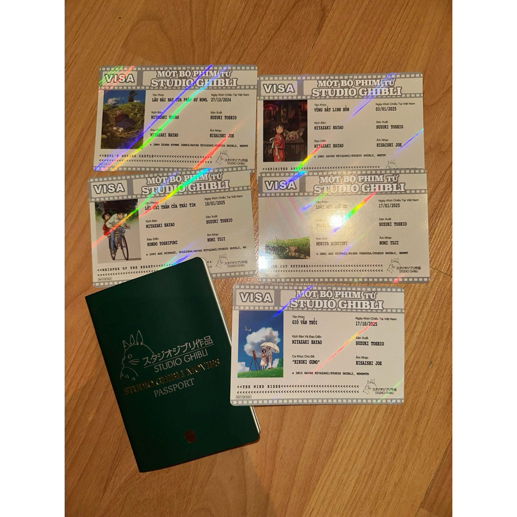 [CGV x STUDIO GHIBLI] [ĐỢT 1] PASSPORT & VISA PHIM GHIBLI