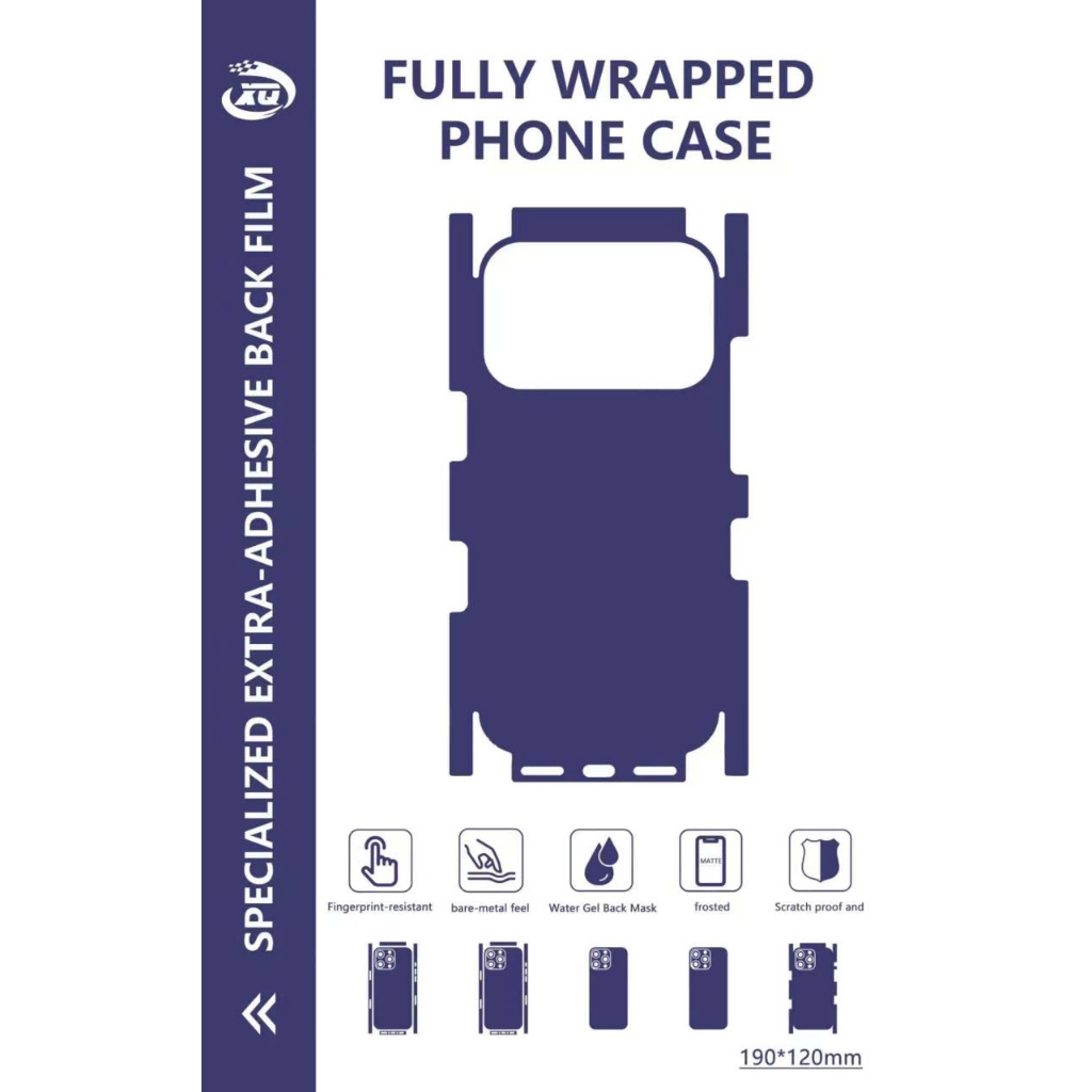 Miếng dán PPF tĩnh điện đàn hồi, chống nhìn trộm , EPU màn trước và sau điện thoại K80/80Pro/80Ultra