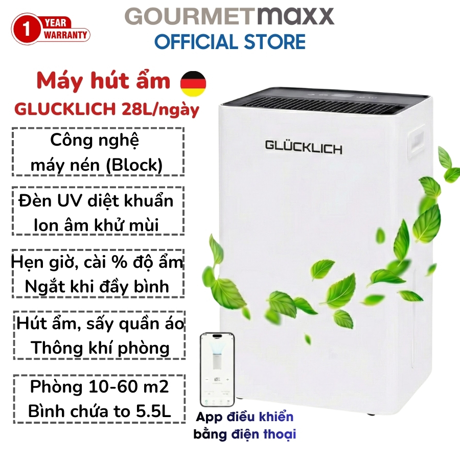 Máy hút ẩm GLUCKLICH