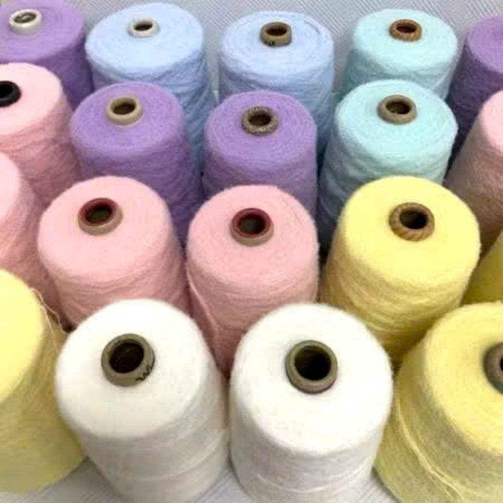 Len Cloud candy sợi chập 6, cối 500gr đan móc khăn, mũ, áo,... handmade DIY