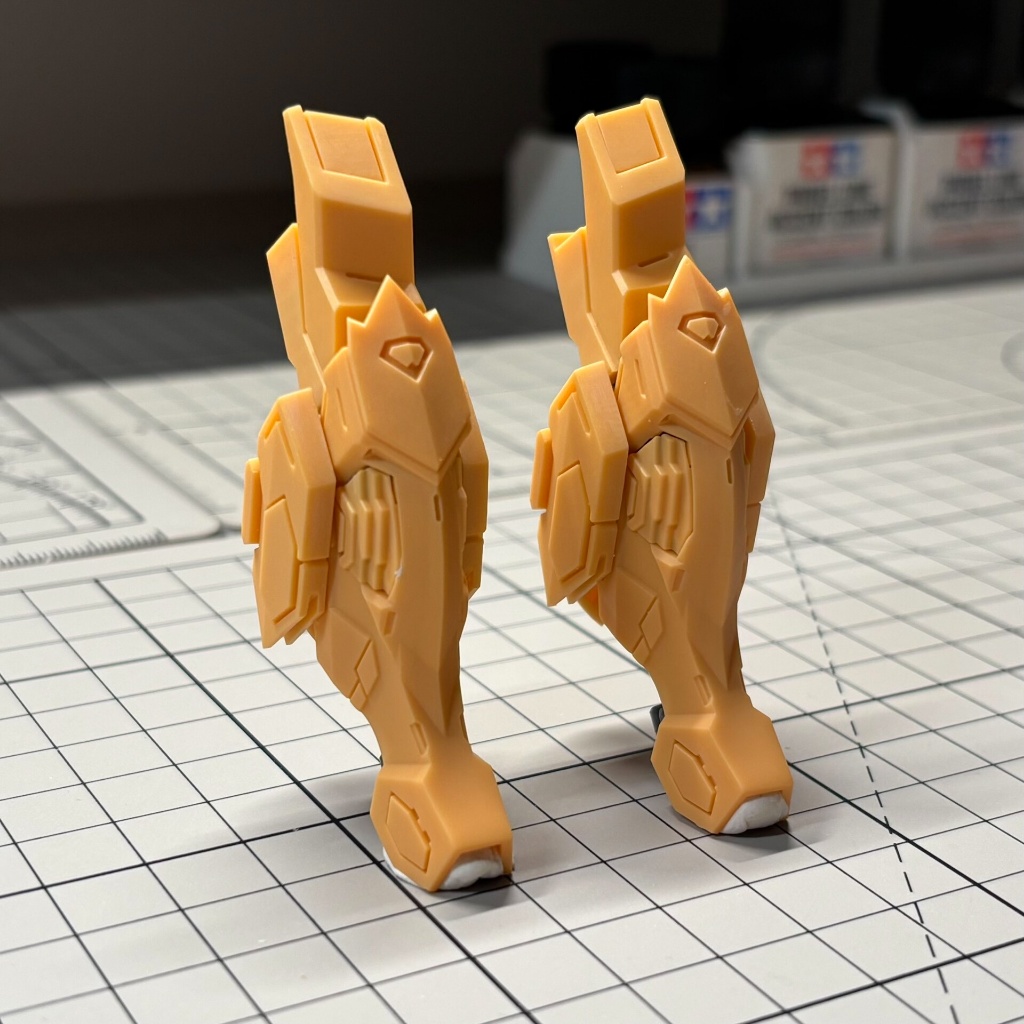 mô hình resin đùi và cẳng chân resin cho mô hình hg 1/144 barbatos lupus ban.dai phụ kiện | tunghond