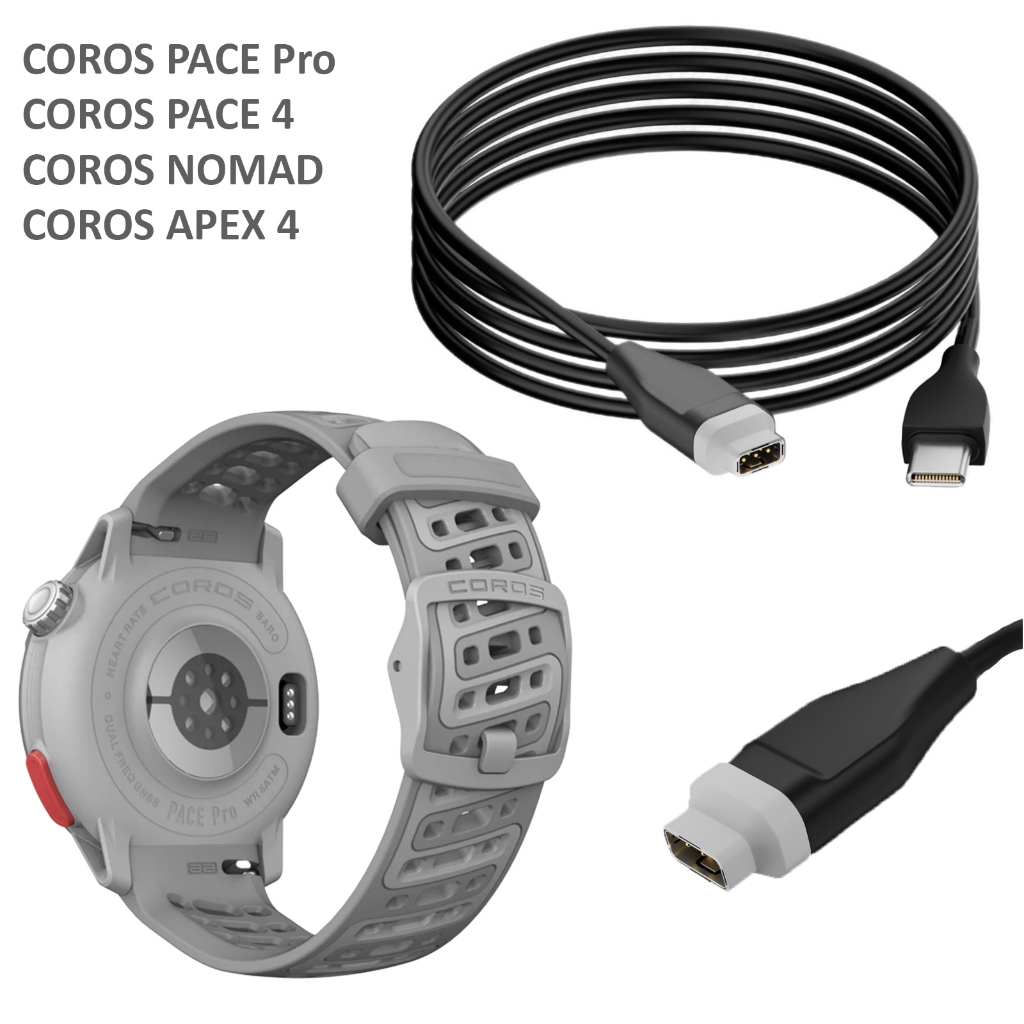 Cáp Sạc USB C cho Coros Pace Pro / Pace 4 / Coros NOMAD / Coros APEX 4 (42 & 46mm)