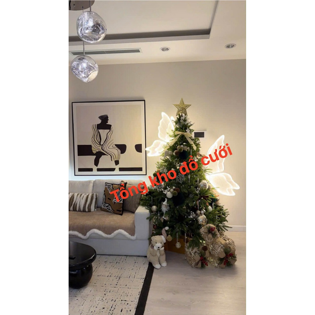 Đèn con bướm khổng lồ decore trang trí[bướm k chuyển động]