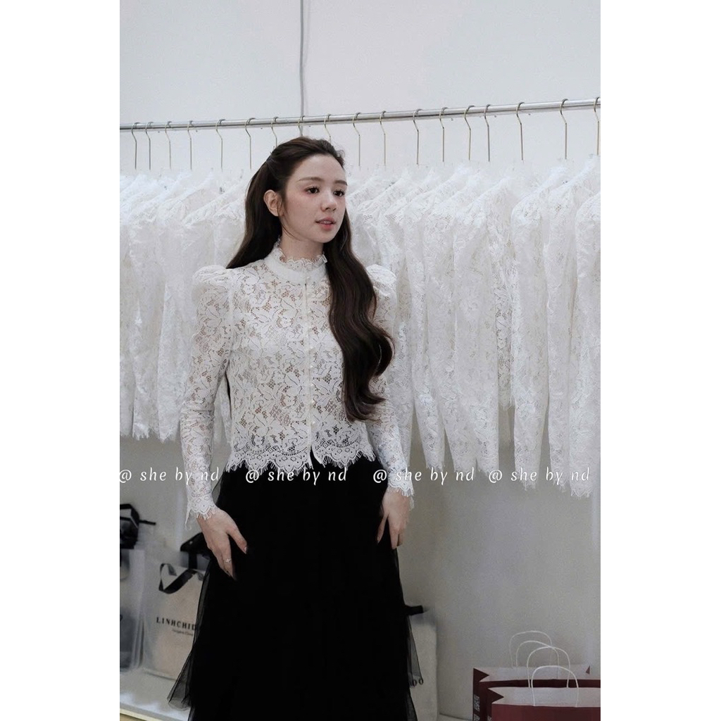 Áo zen khuy ngọc @she by nd