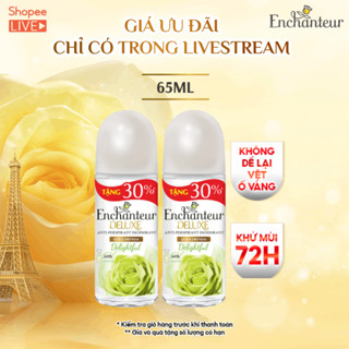  COMBO 2 Lăn khử mùi hương nước hoa Enchanteur Delightful 65ml x 2 - KOL 