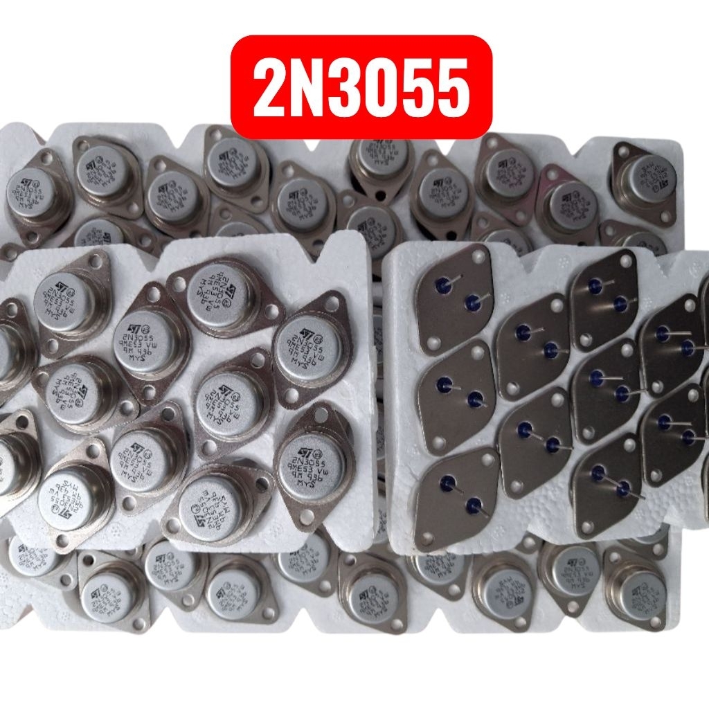 10 Con Transistor 2N3055 NPN Công Suất Lớn Hàng Chính Hãng Nhập Khẩu