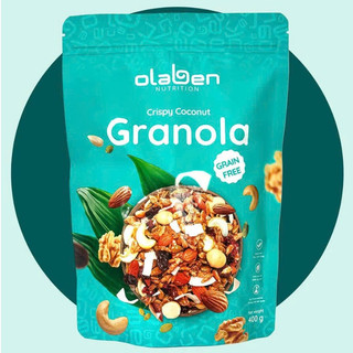  ✅ CHÍNH HÃNG OLABEN  Granola Không Yến Mạch 400g -  Siêu Hạt Dinh Dưỡng by OLABEN NUTRITION 