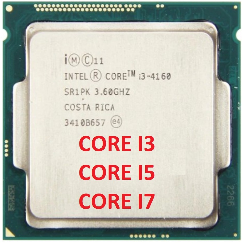 Chip CPU Core i3 Core i5 Core i7 cho main H61 H81 B75 B85