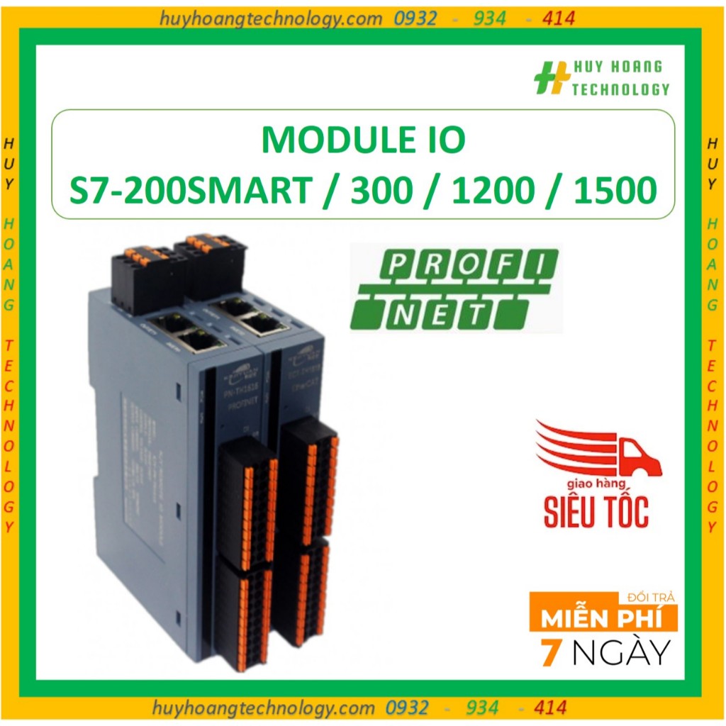 Giải pháp kết nối từ xa và mở rộng module IO cho PLC S7 SMART200 300 1200 1500 PROFINET