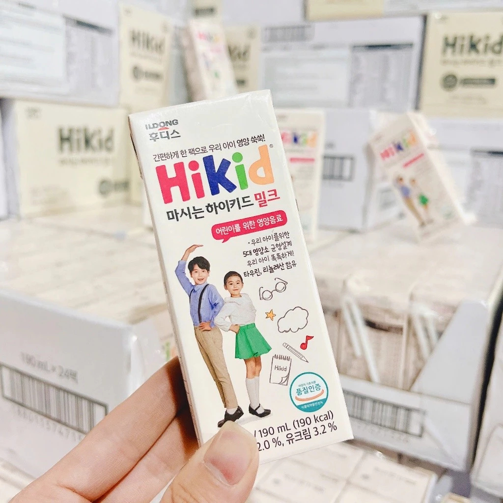 Sữa nước Hikid 190ml Hàn Quốc cho bé từ 1 tuổi