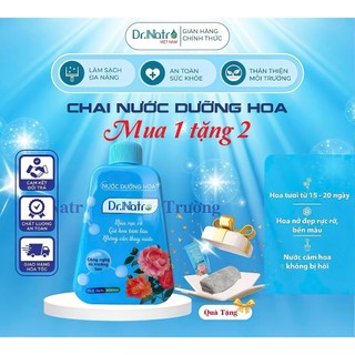  Nước dưỡng hoa tươi lâu Dr Natro hoa nỡ lâu sau 15 ngày 300ml tặng 1 khăn lau và 1 gói dưỡng hoa 